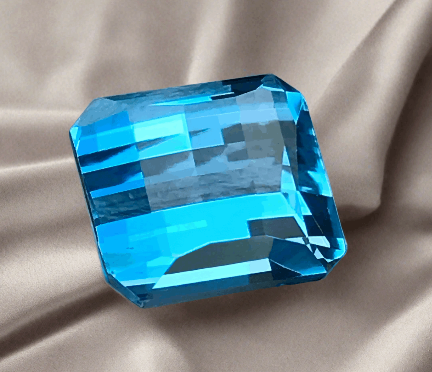 Buy Blue Topaz Stone online at best price Vedic Crystals