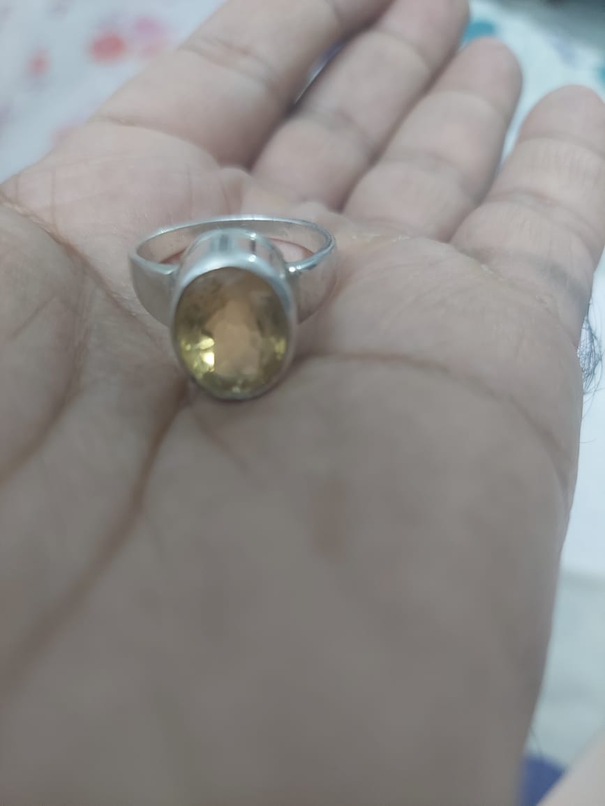 Yellow Sapphire Ring