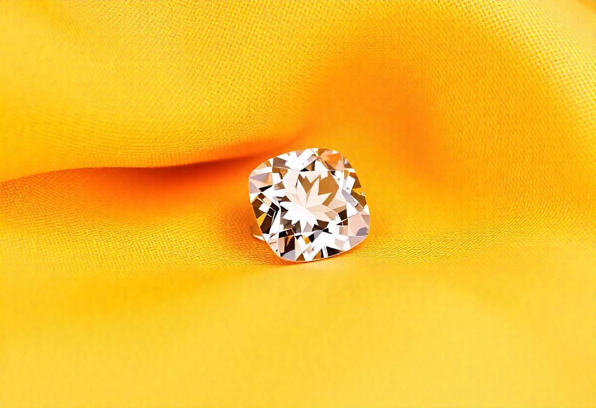 White Zircon Stone Side