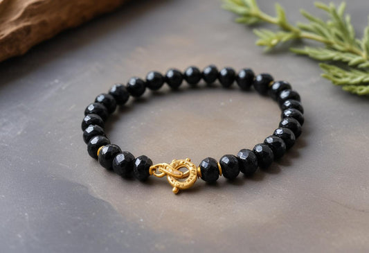 Black Tourmaline gemstone Bracelet