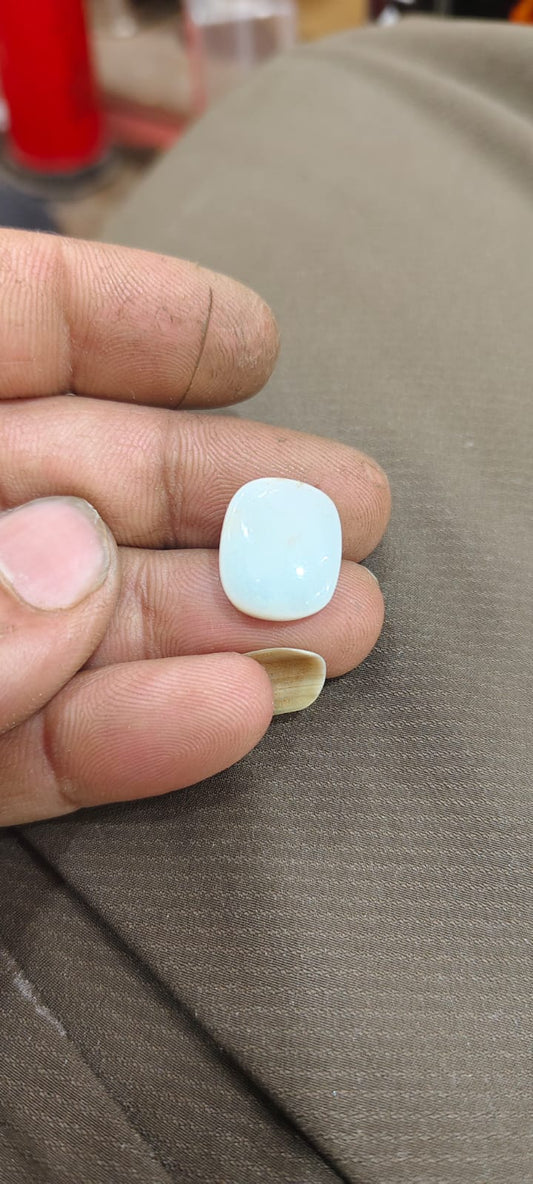 White opal stone