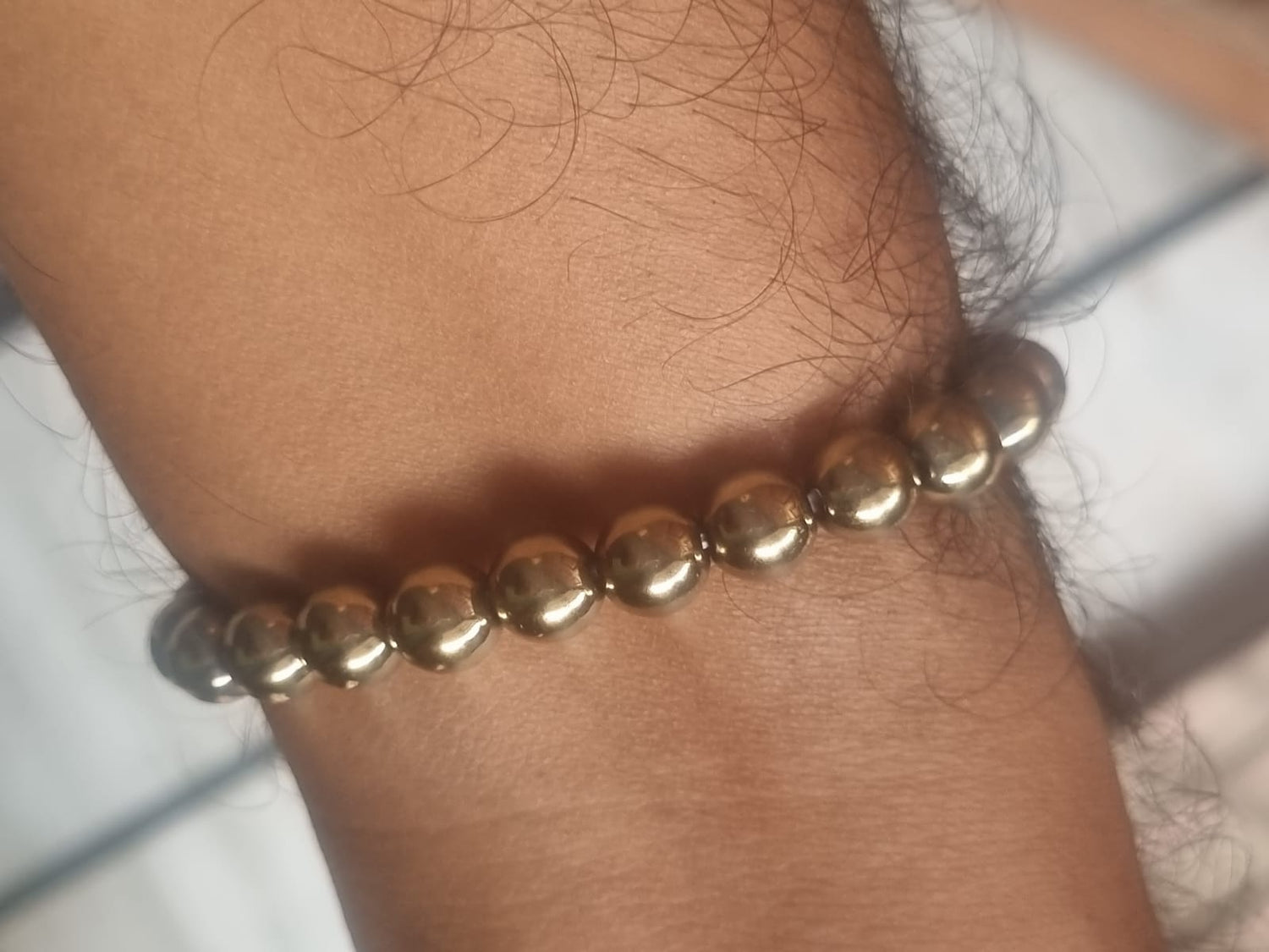 Pyrite bracelet