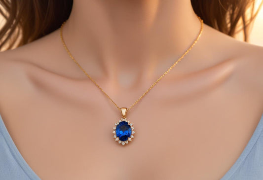 Blue Sapphire pendant