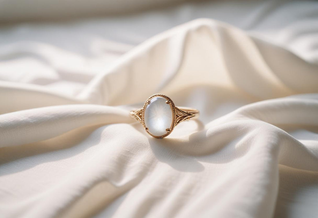 Moonstone ring