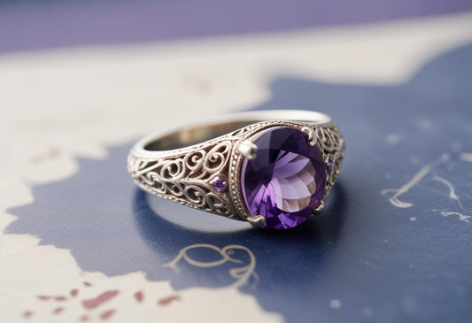 Amethyst ring for sleep