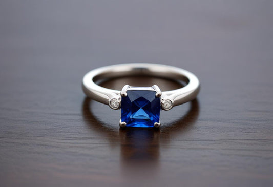 Blue sapphire ring