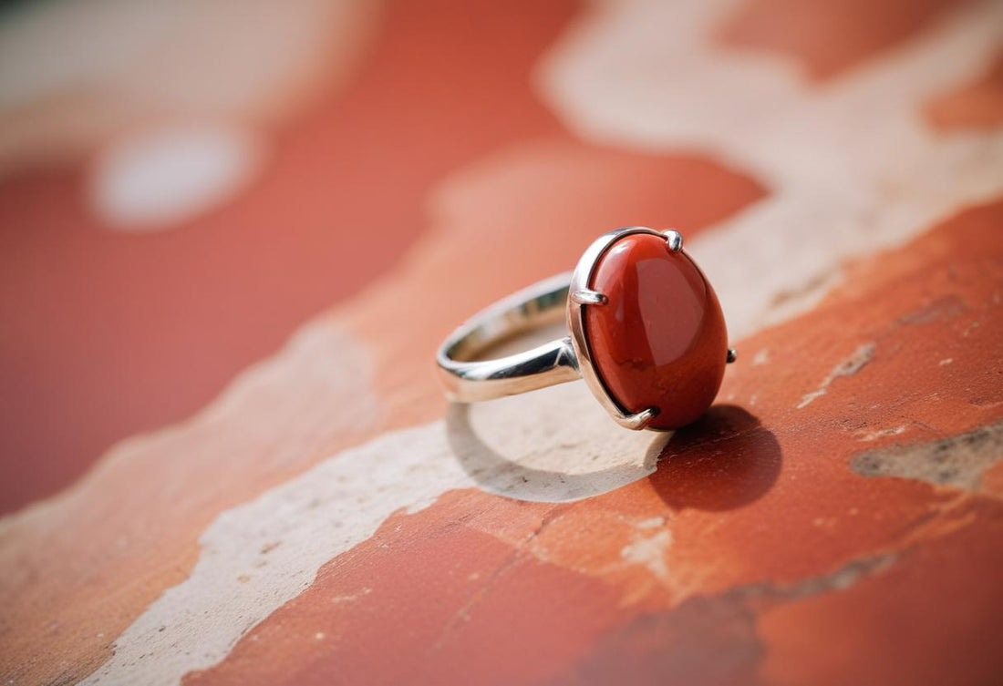 Red JAsper ring