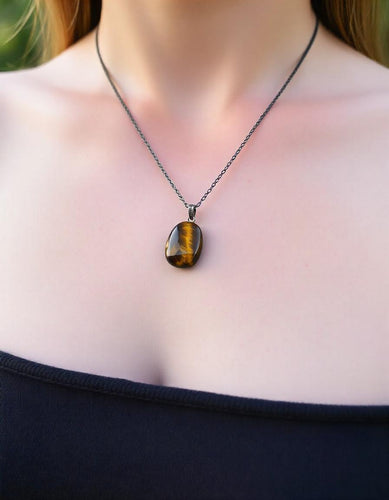 Tiger Eye Stone Pendant