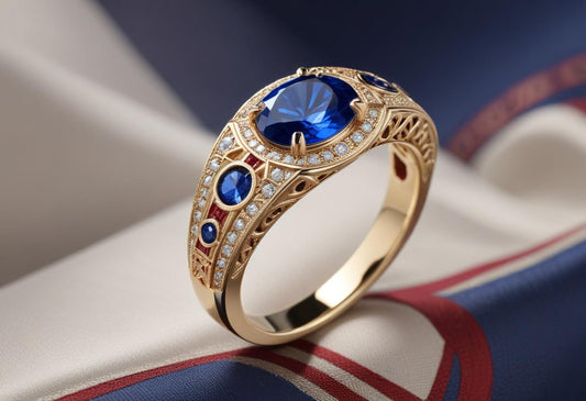 Blue sapphire ring