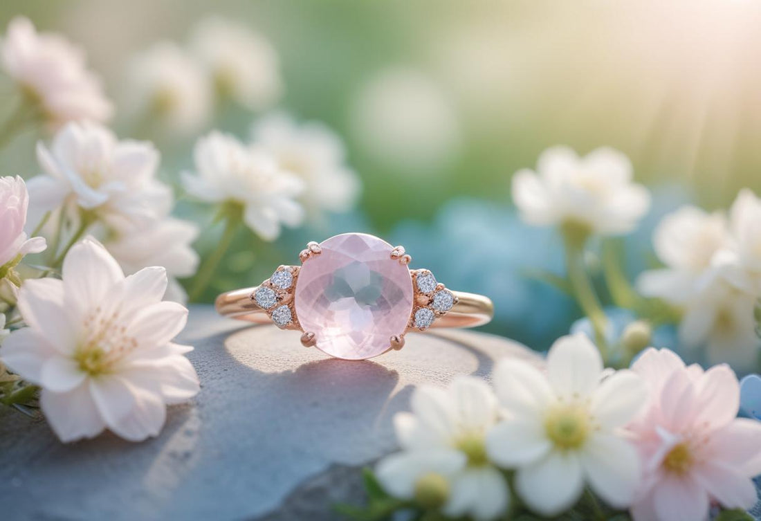 Rose Quartz ring