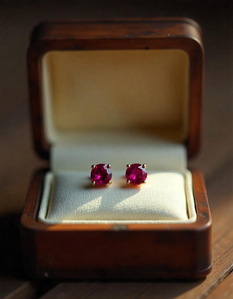 Ruby Earrings