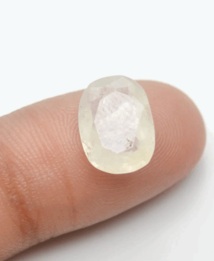 White Sapphire Stone | Safed Pukhraj