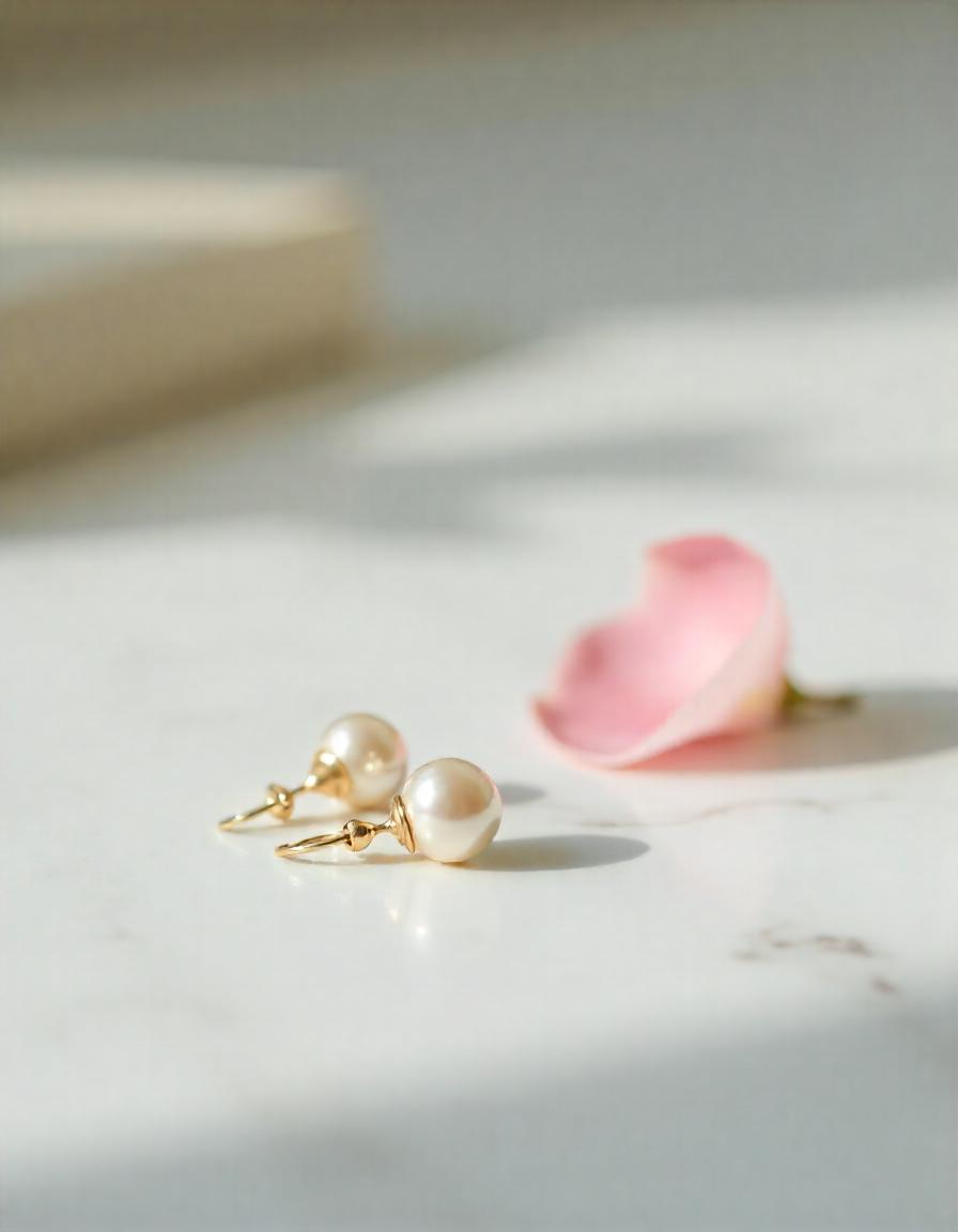 Pearl earrings