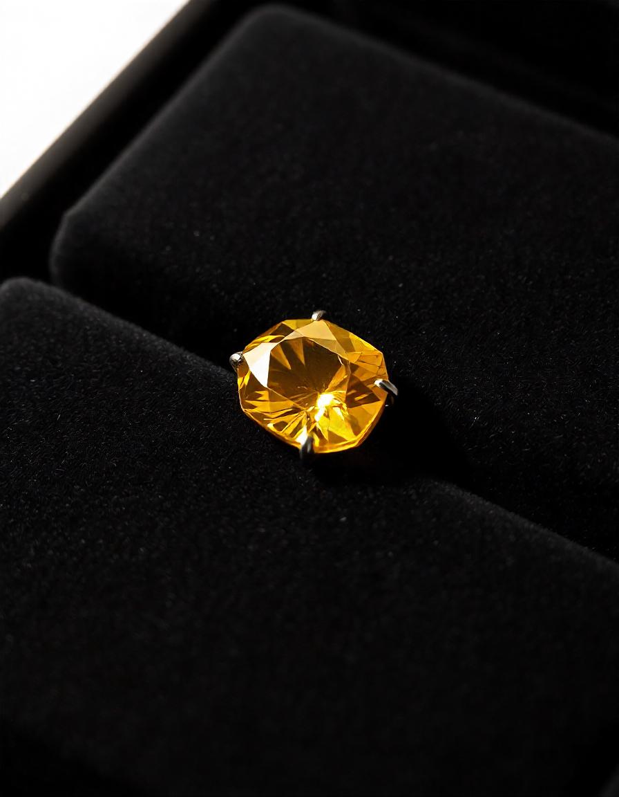 Yellow Topaz stone