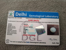 10 ct south sea pearl certificate