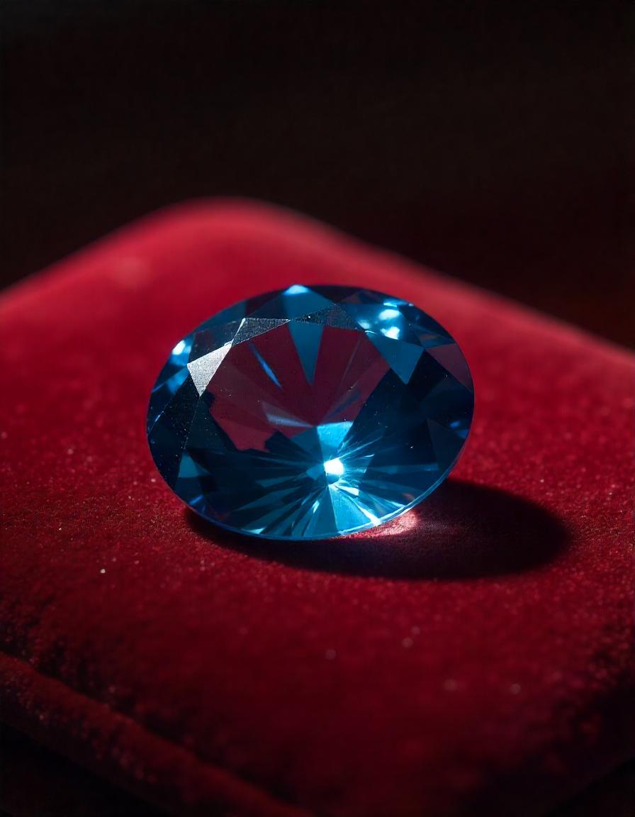 11.5 Carat London Blue Topaz Stone