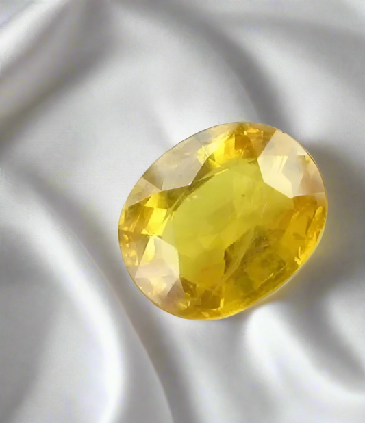 11 Ratti Pukhraj | Yellow Sapphire stone | Bangkok