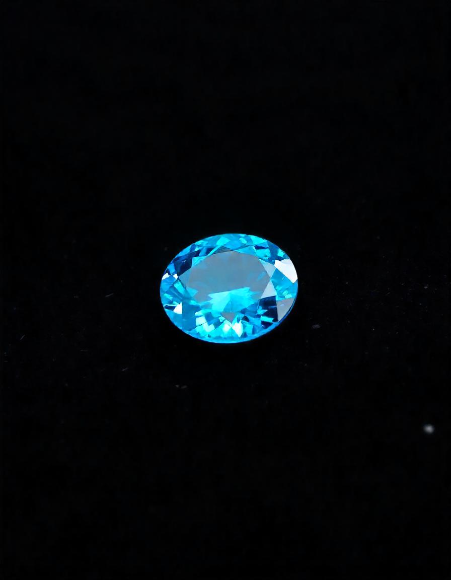 12.5 Carat Blue Zircon stone