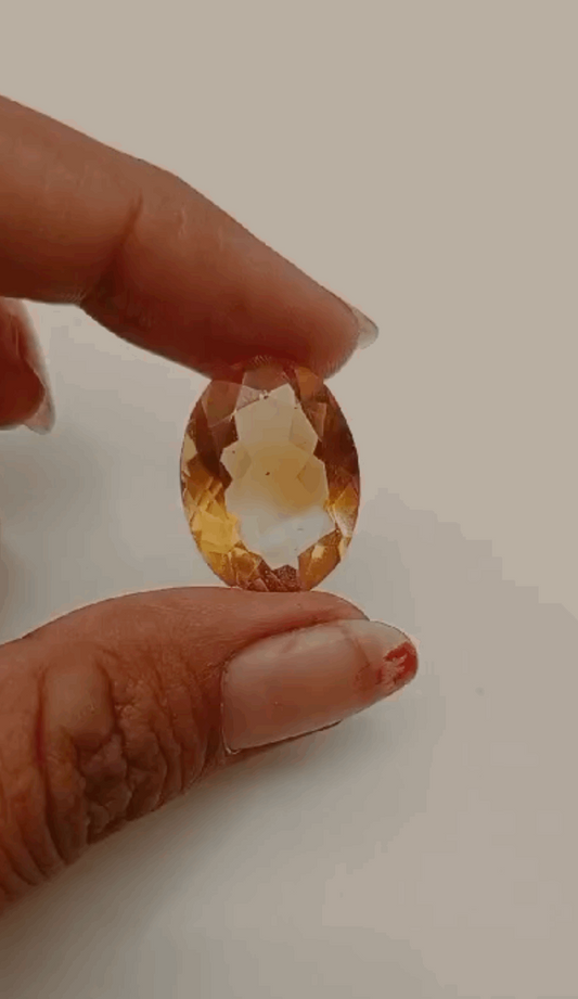 13 Carat Yellow Citrine stone