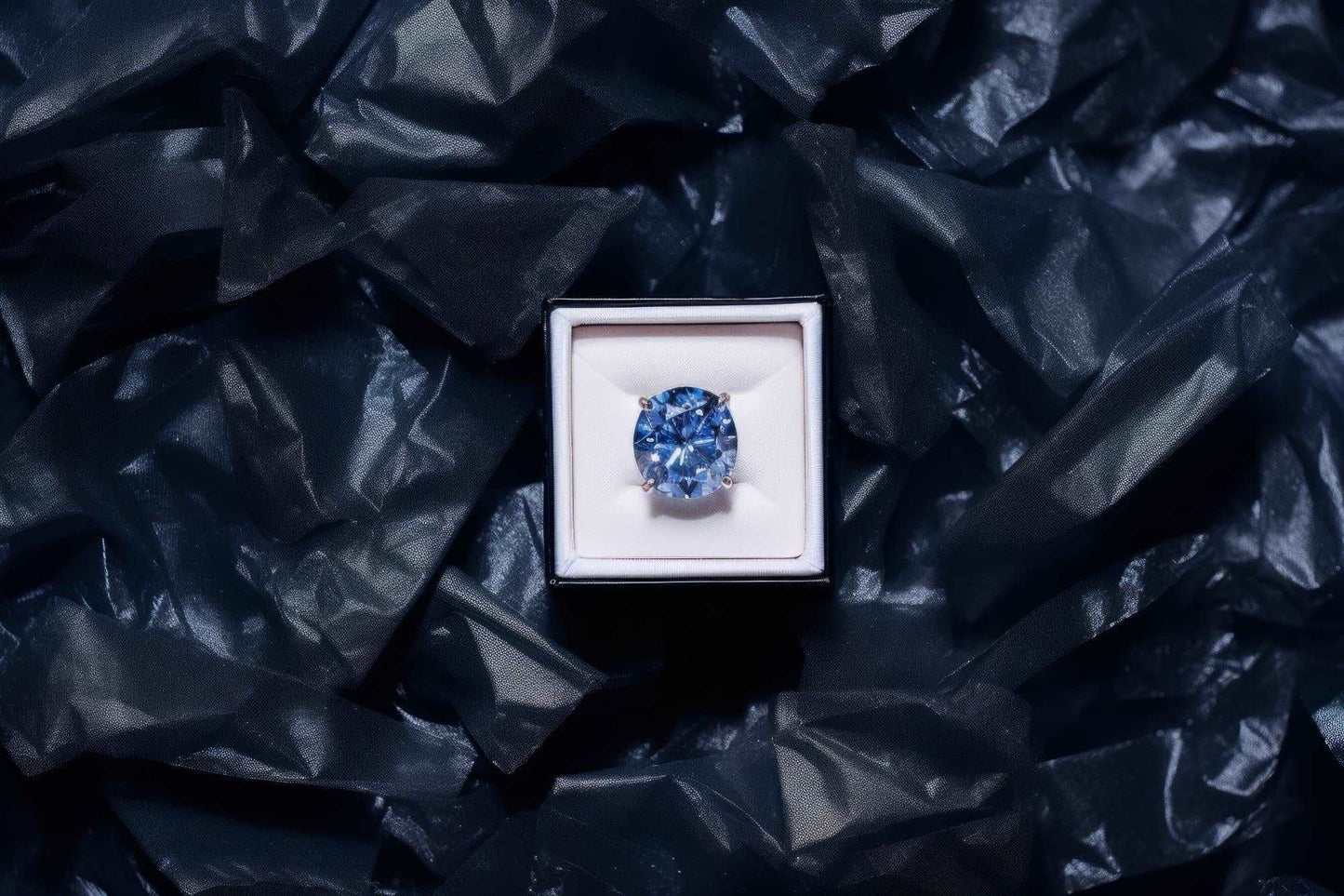Vedic Crystals Super Premium Ceylon Blue sapphire gemstone (neelam nag) stone ratti best price image 5