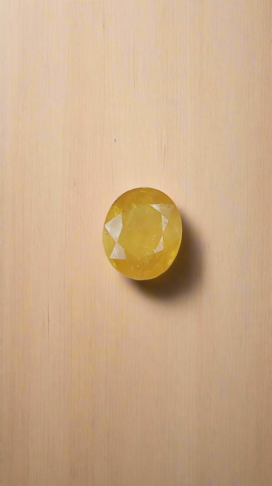 3 Carat Pukhraj | Yellow Sapphire stone | Bangkok