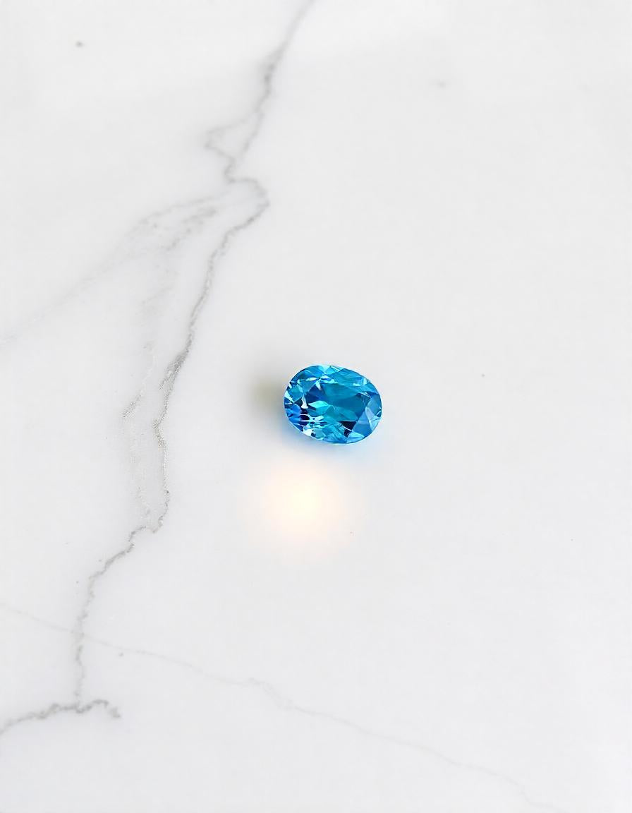 3 Ratti Blue Zircon stone