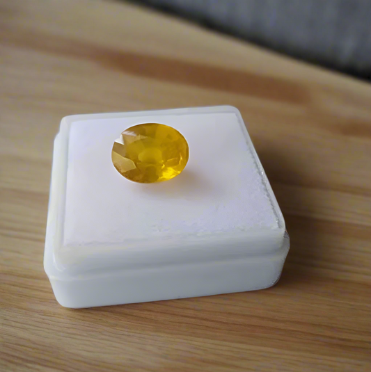 4 Carat Pukhraj | Yellow Sapphire stone | Bangkok