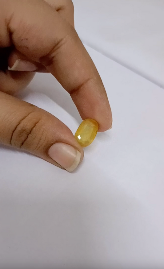 5 Carat Pukhraj | Yellow Sapphire stone | Bangkok