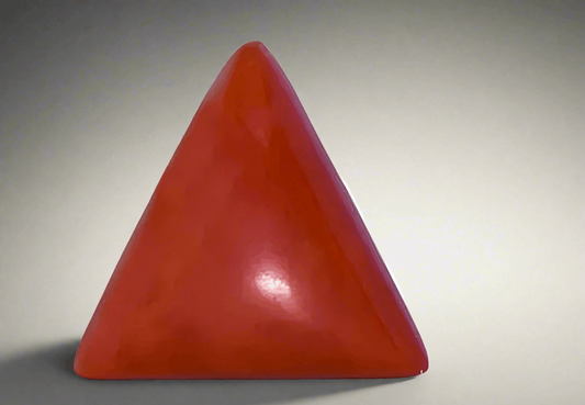 5 Carat Red Coral | 5 Carat Moonga | Italian | Triangle