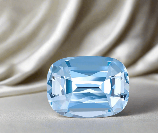 5 ratti Aquamarine Gemstone | 5 ratti Beruj Ratan | Stress Relief and Throat