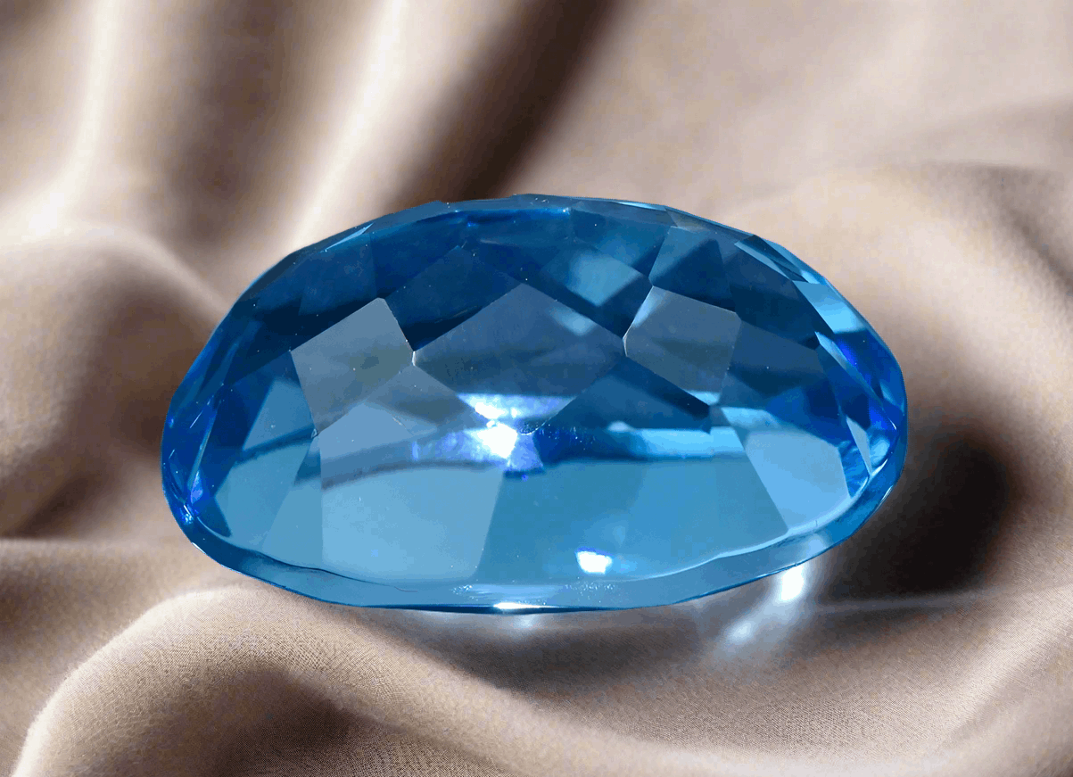 Blue Topaz ratti With Certificate – Vedic Crystals