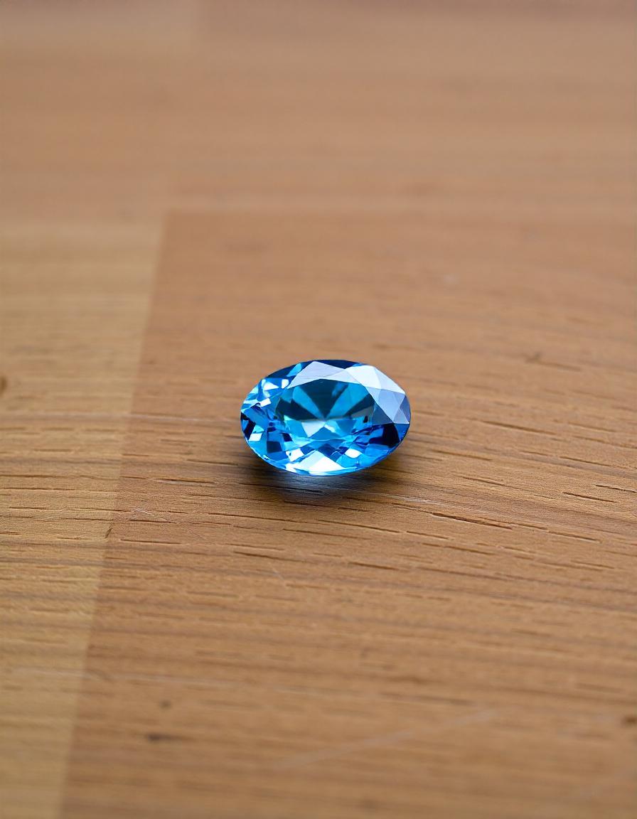 6 Carat Blue Zircon