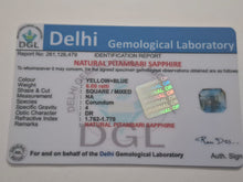 6 Ratti Pitamabi neelam certificate