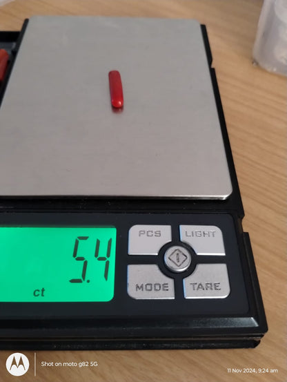 6 ratti Moonga stone | 6 ratti Red Coral | 6 ratti Povale | 6 ratti Pagadam