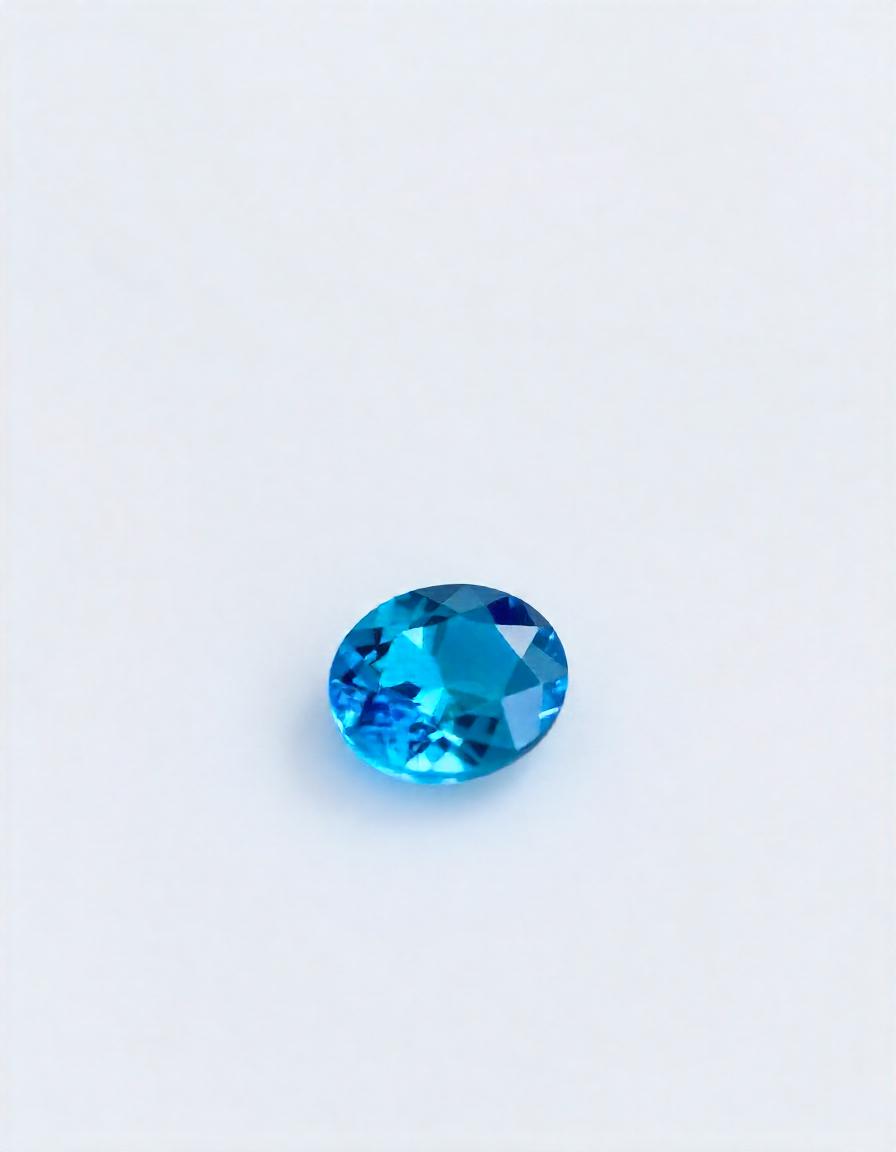 7 Carat Blue Zircon 