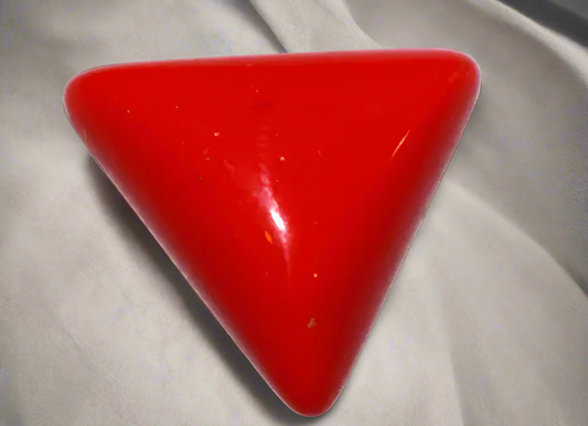 7 Carat Red Coral | 7 Carat Moonga | Italian | Triangle