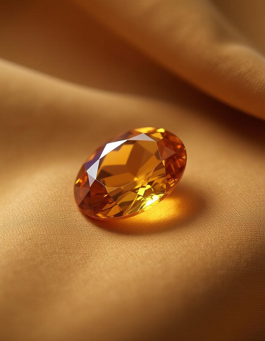 7 Carat Sunela ratan | 7 Carat Yellow Citrine stone