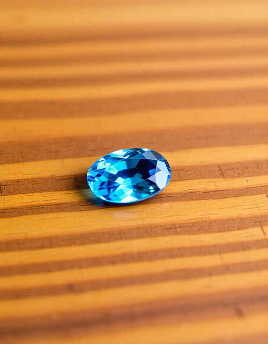 8 Ratti Blue Zircon stone