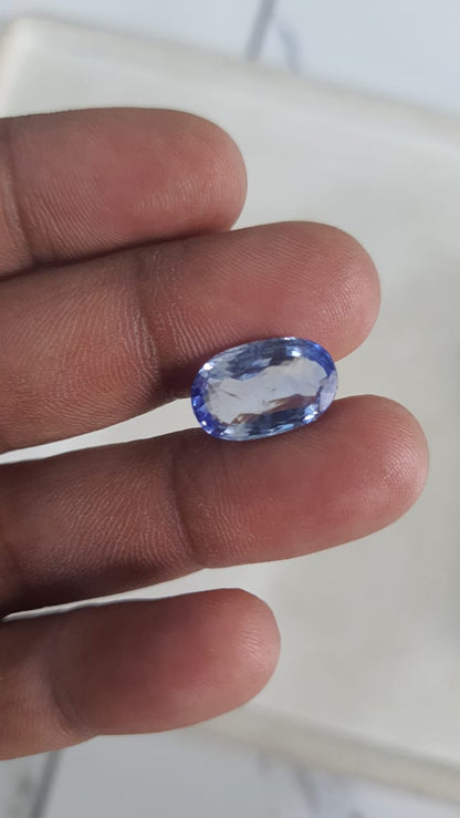 Super Premium Ceylon 8 ratti blue sapphire gemstone (Sri Lankan Neelam nag) at best price. 