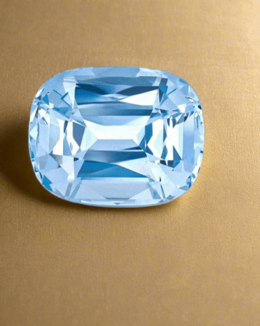 8 ratti Aquamarine Gemstone | 8 ratti Beruj Ratan | Stress Relief and Throat