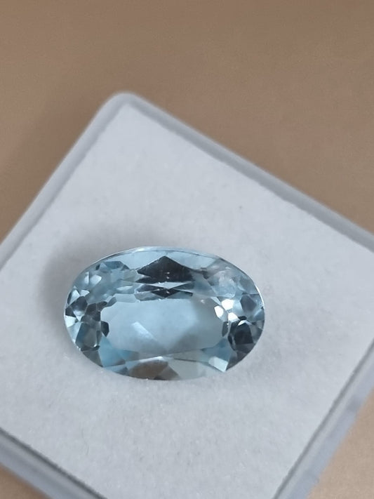 9 ratti Blue Topaz