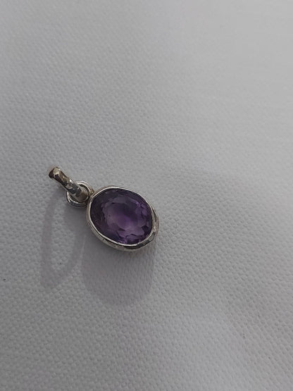 Amethyst stone pendant