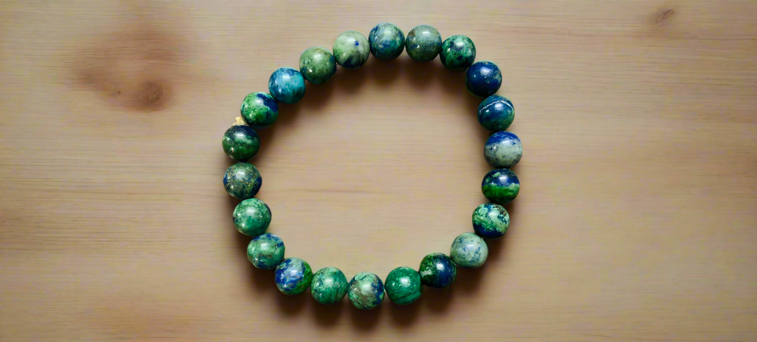 Azurite bracelet