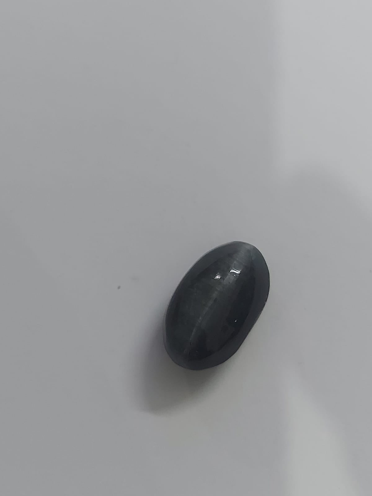 Black Cats Eye Stone | 12 Carat 