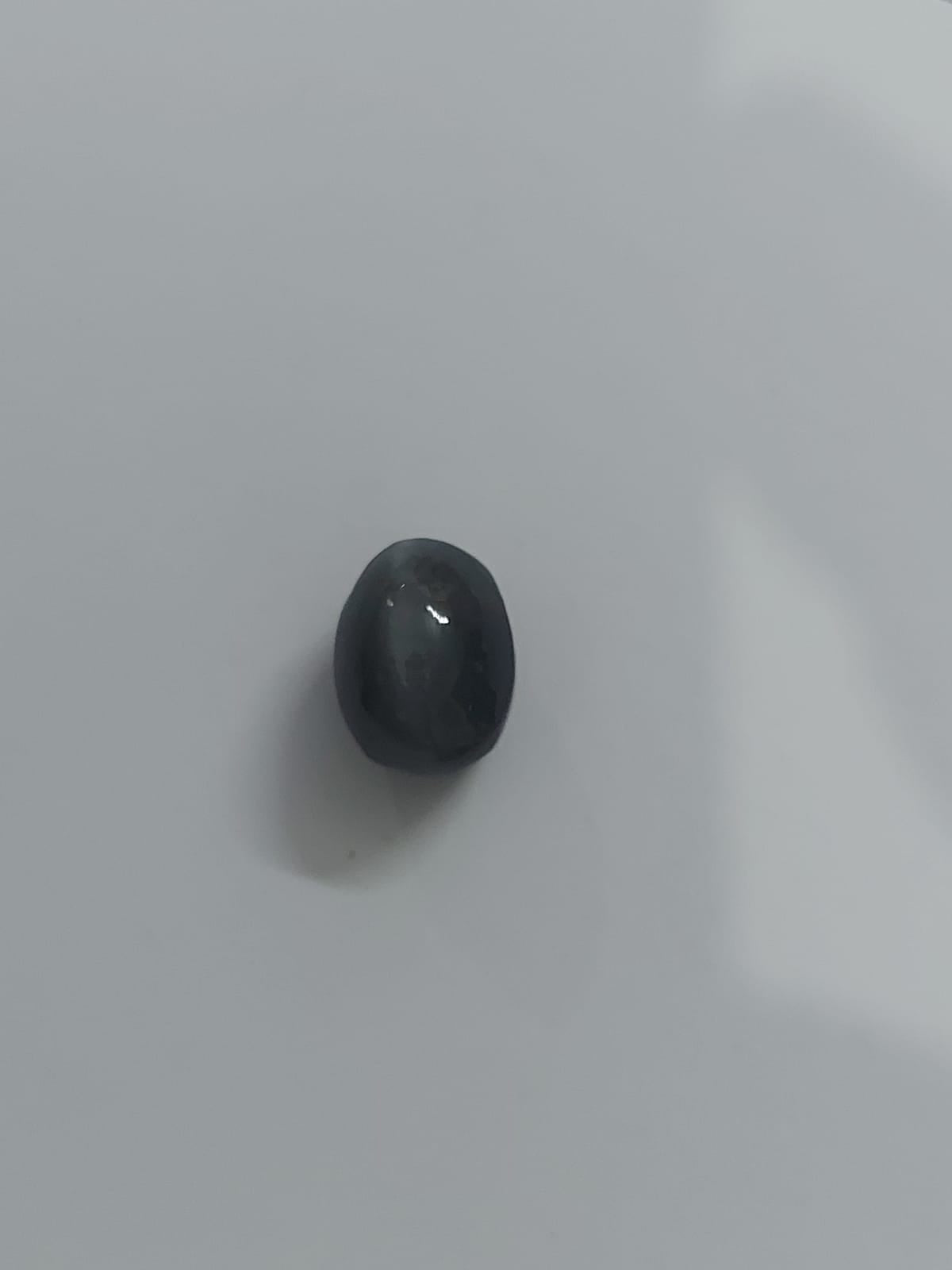 Black Cats Eye Stone | 6 Carat 