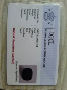 Black Gomed Certificate - 4 Carat