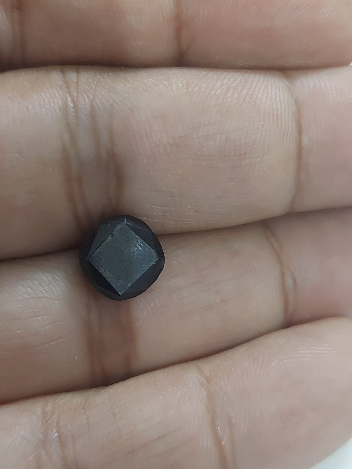 Black Gomed stone | Black Hessonite | 4 Carat