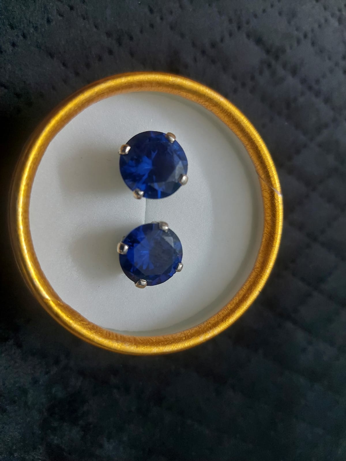 Blue Sapphire Earrings