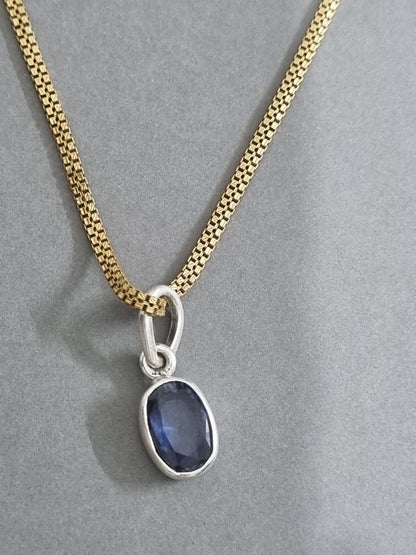 Blue Sapphire Pendant