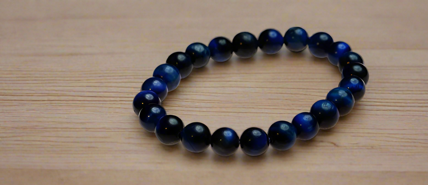 Blue Tiger Eye Bracelet